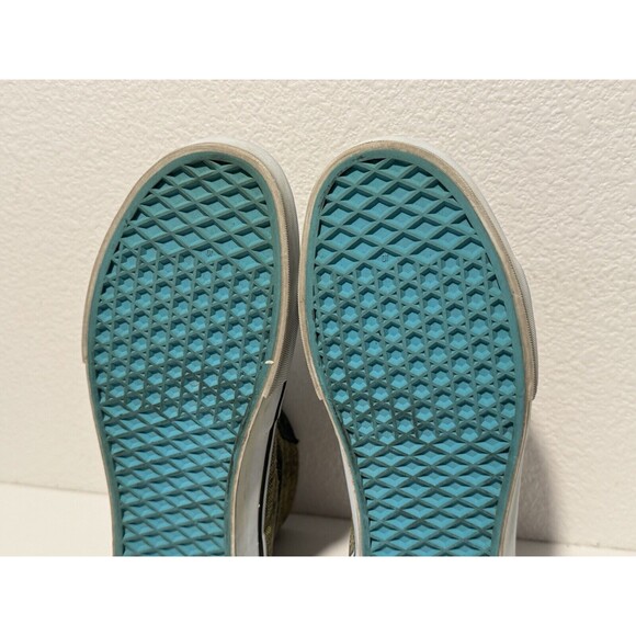 2006 VANS SK8-Hi LX LOOMSTATE SKATE SHOES SZ 8.5 BLUE DENIM POLKA DOTS SNEAKERS - Picture 12 of 14